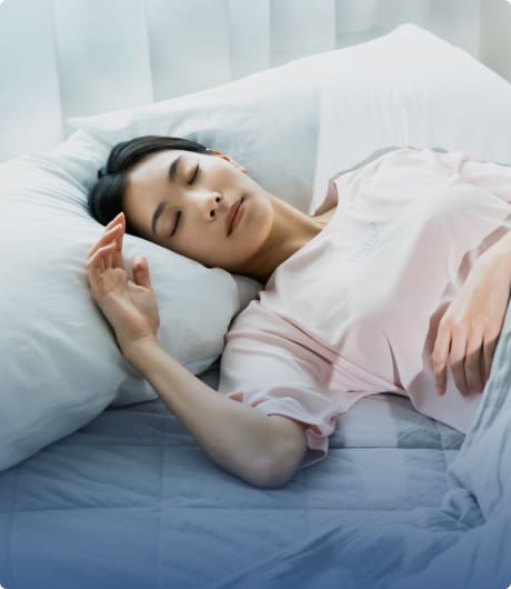 就寝時向けリカバリーウェアの着用イメージ