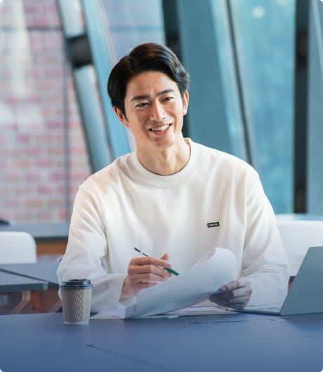 日常使い向けリカバリーウェアの着用イメージ